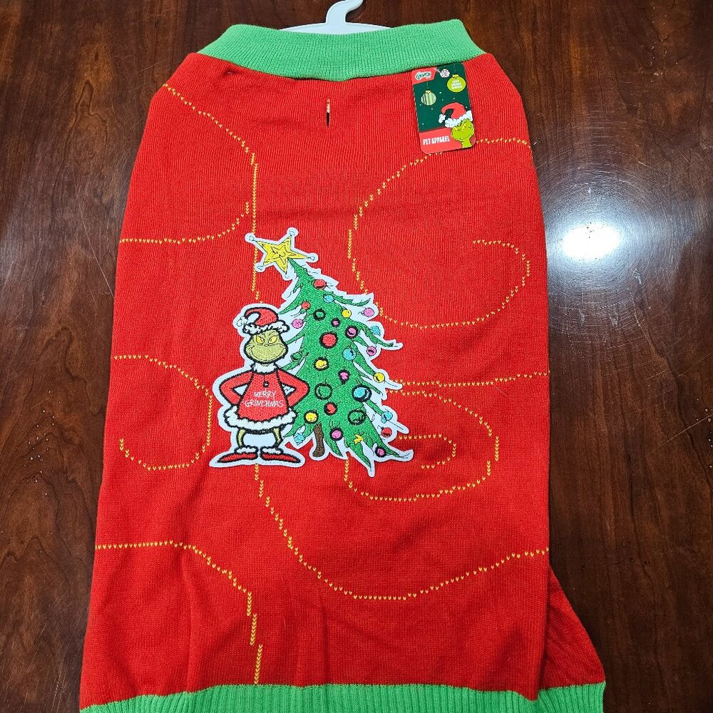 NWT grinch xl dog outfit